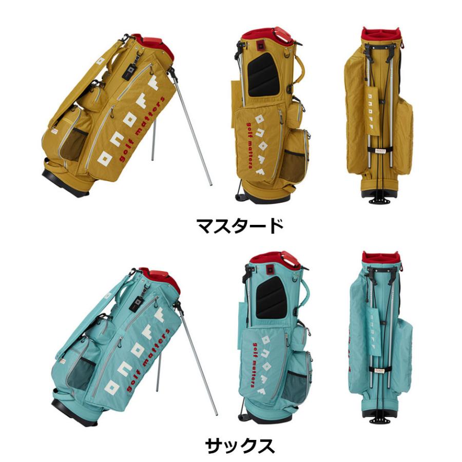 日/祝も発送 ONOFF オノフ OB0322 キャディバッグ ゴルフバッグ
