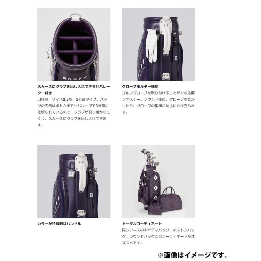 ONOFF オノフ OB7921 レディース キャディバッグ ゴルフバッグ :on