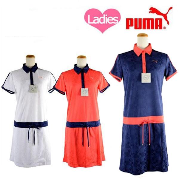 プーマ ジャガード ワンピース レディース 春夏ウエア ゴルフ 返品交換不可 セール