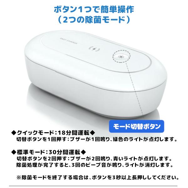 <セール中！>　UV除菌ケース 紫外線殺菌ボックス ワイヤレス充電対応 アロマ機能 【沖縄・離島を除き送料無料】 | 