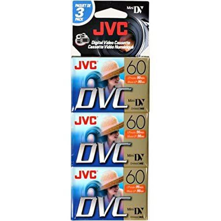 優先配送 新品・未使用・海外で人気JVC Mdv60du3 (メーカー生産終了)［並行輸入品51］ 3パック テープ Minidv 60分 Jvc その他周辺機器