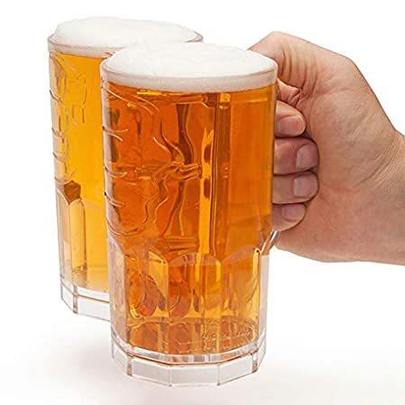 男性に人気！ 新品・未使用・海外で人気Two Fisted Drinker Beer Mug - Clear by Two Fisted Drinker［並行輸入品51］ ジョッキ