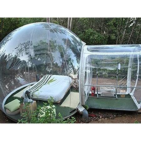 新品・送料無料Outdoor Single Tunnel Inflatable Bubble Tent Camping Family Stargazing 3-4 ［並輸51］ その他テント
