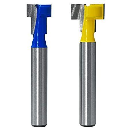 【SEAL限定商品】 for Bit Router Track T Bit Router Slot T 2pcs 新品・未使用・海外で人気Wolfride 3/8-Inch He［並行輸入品51］ Bolt Hex ルーター、ミニルーター