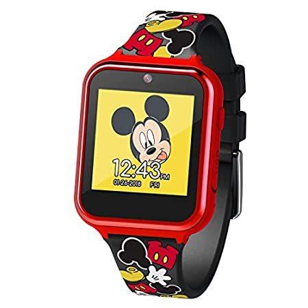 【売り切り御免！】 Accutime Boys' Touchscreen Smart Watch with Plastic Strap, Black, 20 (Model［並輸51］ 腕時計