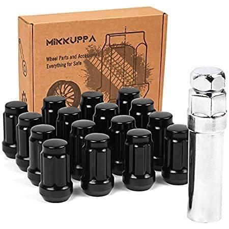新規購入 全品送料無料 新品MIKKUPPA 16個 M12x1.5 ラグナット - ブラック スプライン ドライブ 長さ1.4インチ 17mm 六角サイズ 並輸51 chotisardarniwatch.com chotisardarniwatch.com