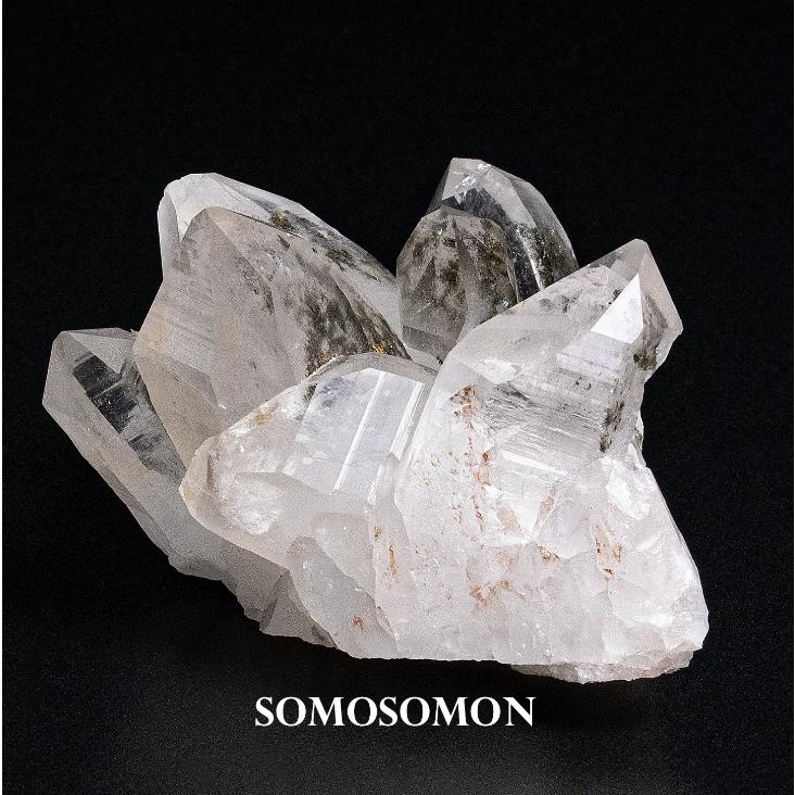 ヒマラヤ水晶クラスター ヘマタイトインクォーツ 天然石 水晶 