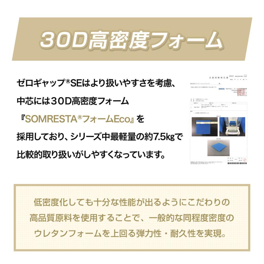 SOMRESTA ゼロギャップSE 三つ折りマットレス シングル SOMRESTA ゼロギャップSE 三つ折りマットレス シングル