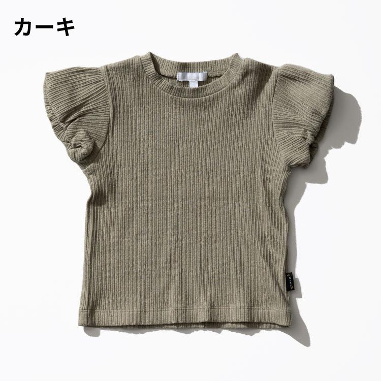 子供服 半袖 バルーン袖リブTシャツ ベビー服 キッズ服 女の子 トップス 夏 涼しい おしゃれ かわいい 通園 無地 80/90/100 バルーンスリーブ お出かけ｜somurie｜11