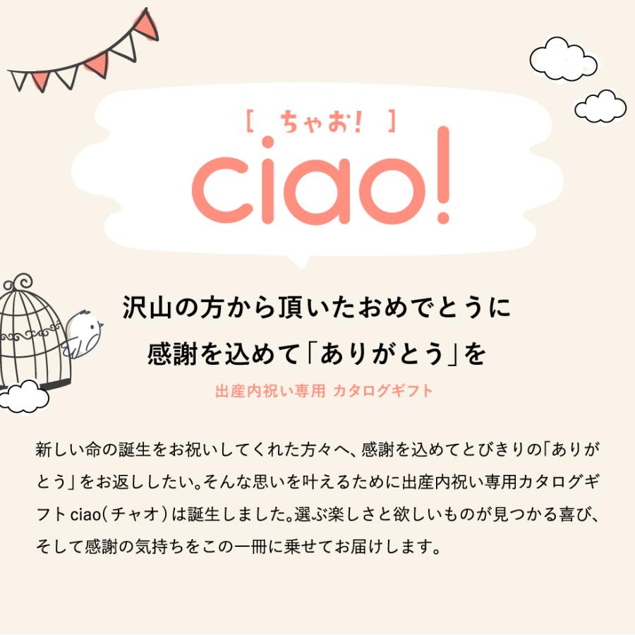 父の日 ギフト カタログギフト 出産内祝い 出産祝い 送料無料 リンベル チャオ Ciao ゆめ 4800円コース お中元｜somurie｜03