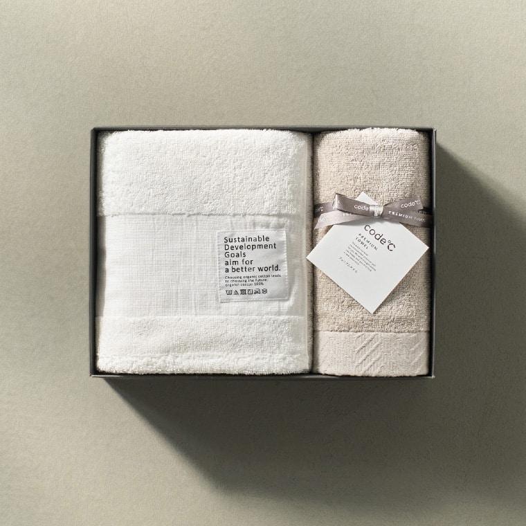 code℃ コードシー プレミアムタオルセット バスタオルフェイスタオル 266242 内祝い結婚祝い 結婚内祝い ギフト プレゼント お返し 母の日 2026 |  | 14