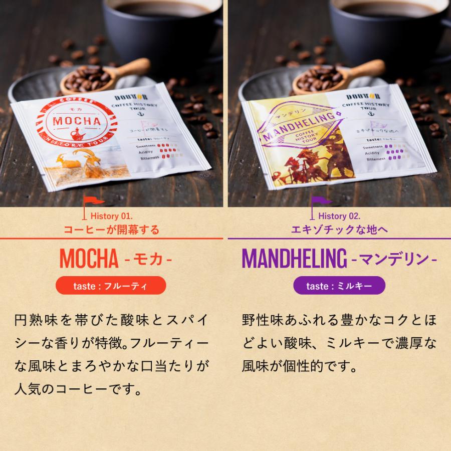 お中元 2026 コーヒー 送料無料 ドトールコーヒー ドリップパック ドトール ヒストリーツアー ギフト（HT-25） ギフトセット 内祝い ギフト お返し 残暑見舞い | ドトールコーヒー | 03