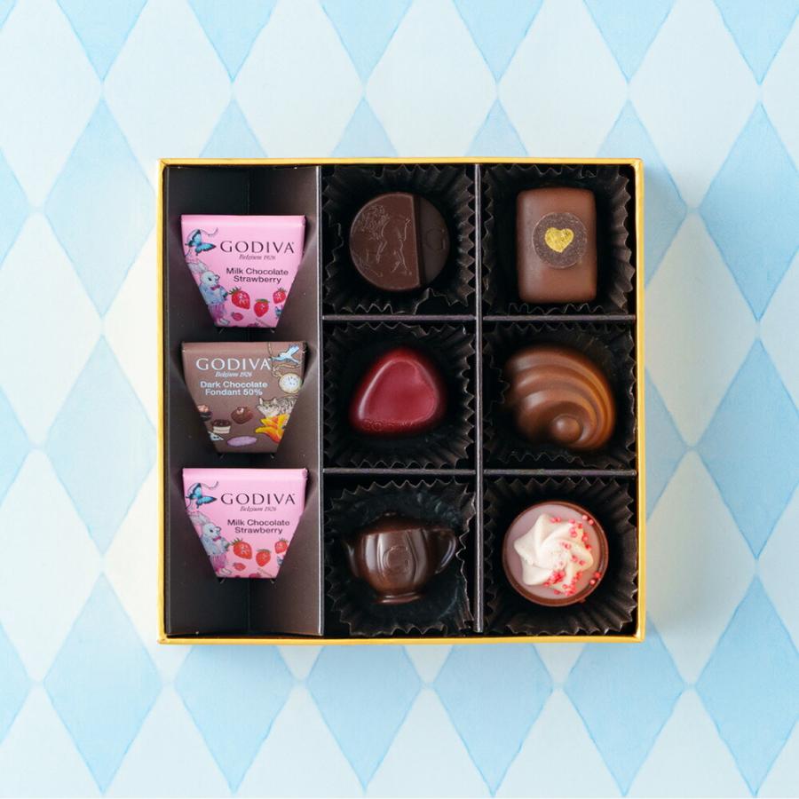 【大幅値下げ】ゴディバ / アリスのティーパーティ 9粒入｜2箱セット チョコレート ゴディバ GODIVA アリスのティーパーティ アソートメント