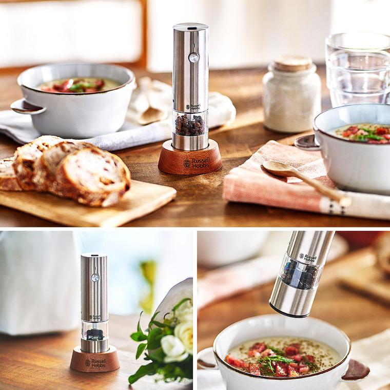 RUSSELL HOBBS（ラッセルホブス） 電動ミル 充電式ミル ソルト