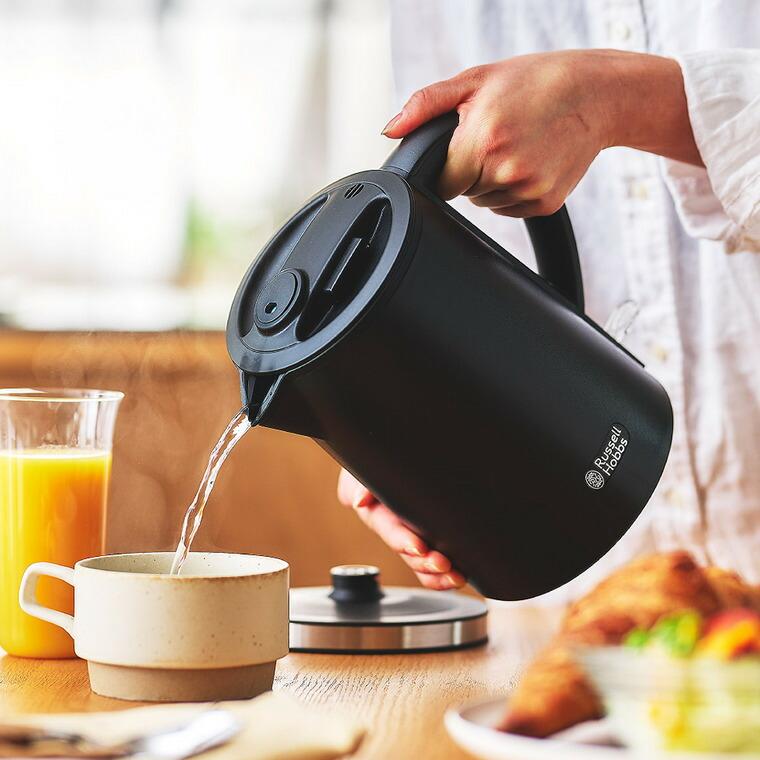 RUSSELL HOBBS（ラッセルホブス） 電気ケトル 0.8L 二重構造