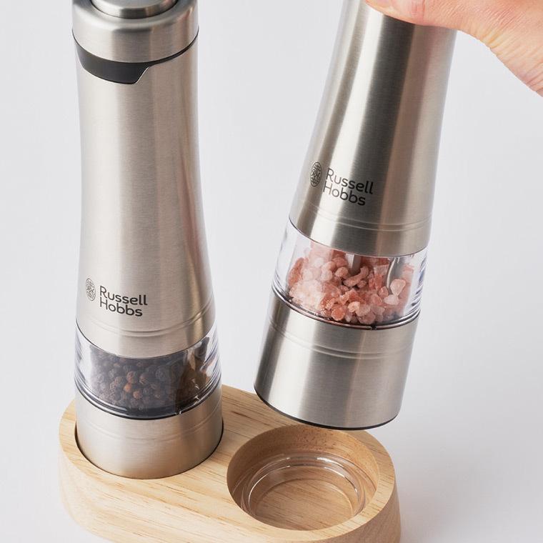 ラッセルホブス russell hobbs 電動ミル ソルト&ペッパー 2本 ウッドスタンド セット 7923JP 送料無料 / 岩塩挽き 胡椒挽き ペッパーミル ソルトミル :goods-405:ソムリエ@ギフト Yahoo!ショッピング店 - 通販 - Yahoo!ショッピング ラッセルホブス russell hobbs 電動ミル ソルト&ペッパー 2本 ウッドスタンド セット 7923JP 送料無料 / 岩塩挽き 胡椒挽き ペッパーミル ソルトミル :goods-405:ソムリエ@ギフト Yahoo!ショッピング店 - 通販 - Yahoo!ショッピング