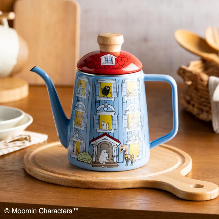 富士ホーロー ムーミン ケトル kettle やかん 1.0L IH 対応 富士ホーロー ムーミン ケトル kettle やかん 1.0L IH 対応