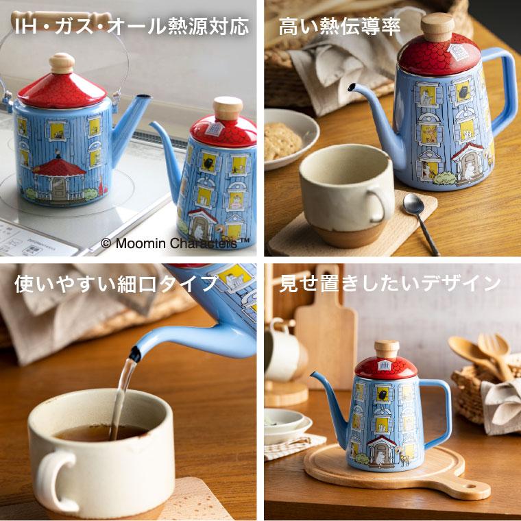富士ホーロー ムーミン ケトル kettle やかん 1.0L IH 対応 富士ホーロー ムーミン ケトル kettle やかん 1.0L IH 対応
