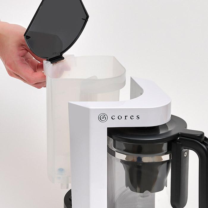 コレス5カップコーヒーメーカー新品値下げ cores（コレス） コーヒーメーカー 5カップコーヒーメーカー C302WH