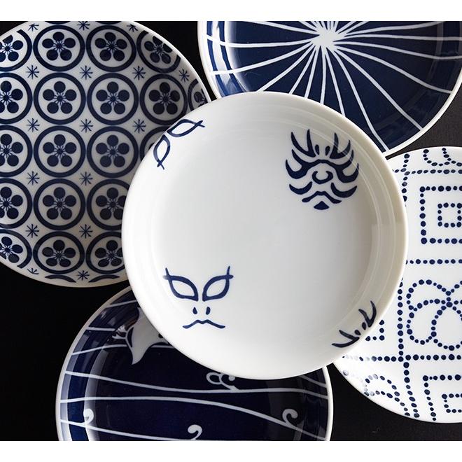 お歳暮 2025 ギフト 歳暮 波佐見焼 粋 絵変り 取皿5枚揃/波佐見