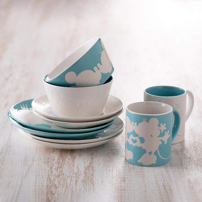 Disney（ディズニー） 結婚祝い ミッキー＆ミニー プレート＆ボウル