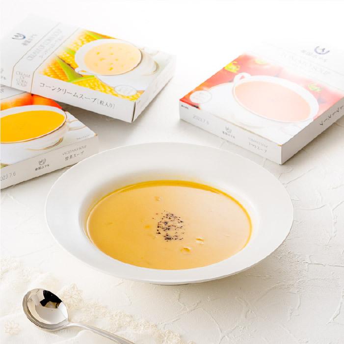 【送料込】【大幅値下げ】帝国ホテル　スープディナーセット15缶入り×3箱セット 送料込】【大幅値下げ】帝国ホテルスープディナーセット15缶入り×3箱セット