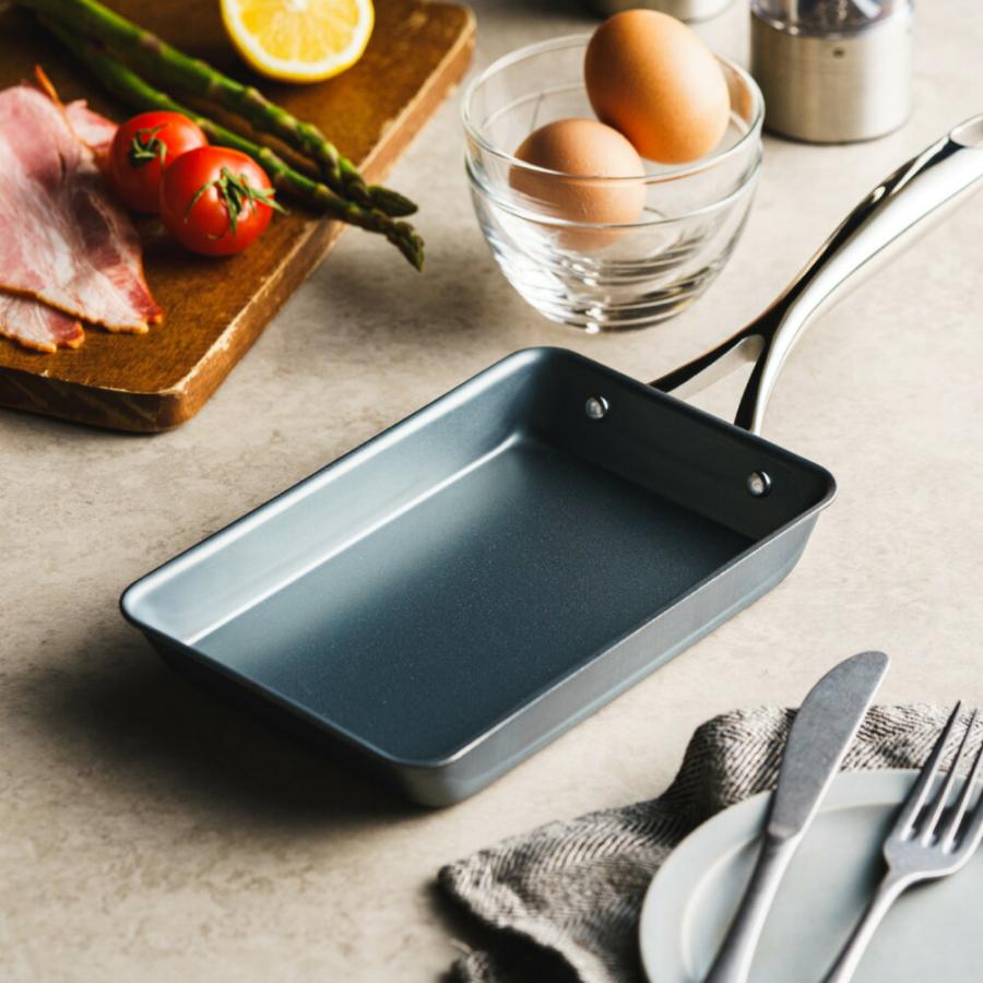 送料無料 窒化加工 鉄エッグパン SDY-001 IH対応 ガス火対応 卵焼き器