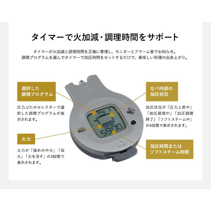 T-fal experience ティファール エクスペリエンス＋ 圧力鍋 6L IH対応
