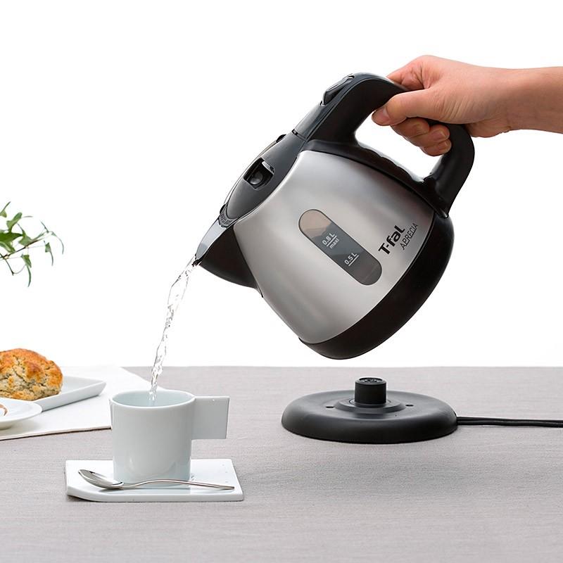 （送料無料）ティファール T-fal 電気ケトル kettle アプレシア プラス メタリック 0.8L (ノワール/ルビーレッド) / BI805D70 BI805F71 プレゼント｜somurie｜04