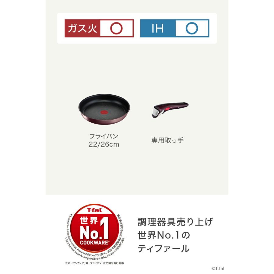 インジニオ・ネオ ティファール フライパン 3点セット t-fal IHマロン