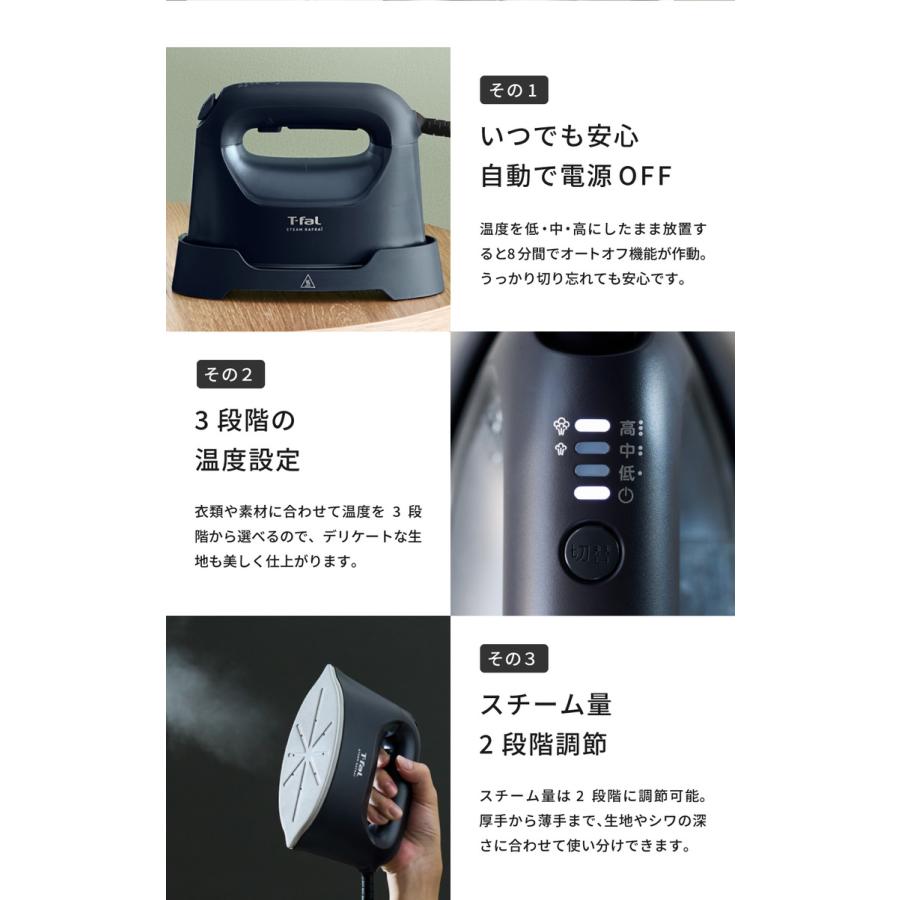 T-fal（ティファール） 送料無料 スチーム ラフレ DV8076J0 マット