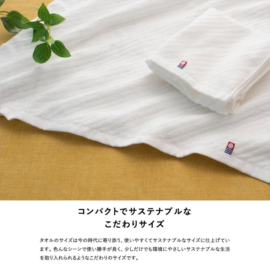 今治タオル 今治ザホワイト 木箱入りタオルセット スリムバスタオル1枚