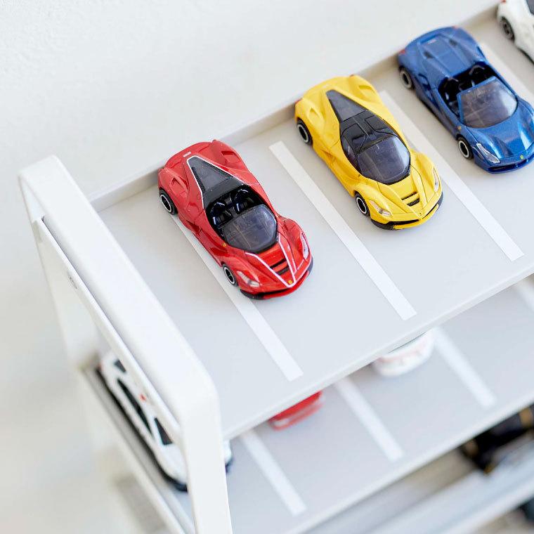 tower 山崎実業 ミニカー＆レールトイラック タワー 収納 公式