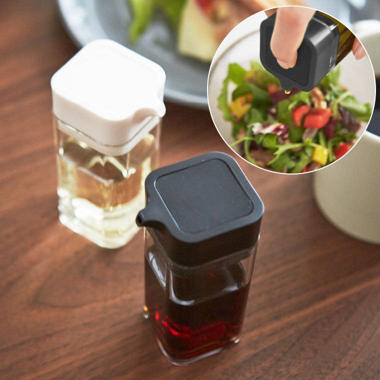 tower 山崎実業 プッシュ式醤油差し タワー キッチン 公式 ホワイト