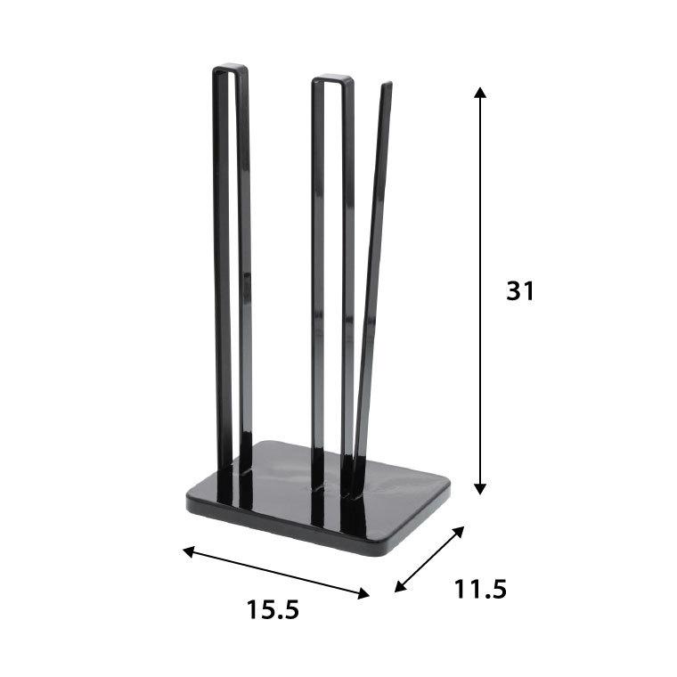 【エントリーで+P５％】山崎実業 tower 片手で切れるキッチンペーパーホルダー タワー ホワイト/ブラック 3261 3262 シンク周り 片手 スタイリッシュ 送料無料｜somurie｜09