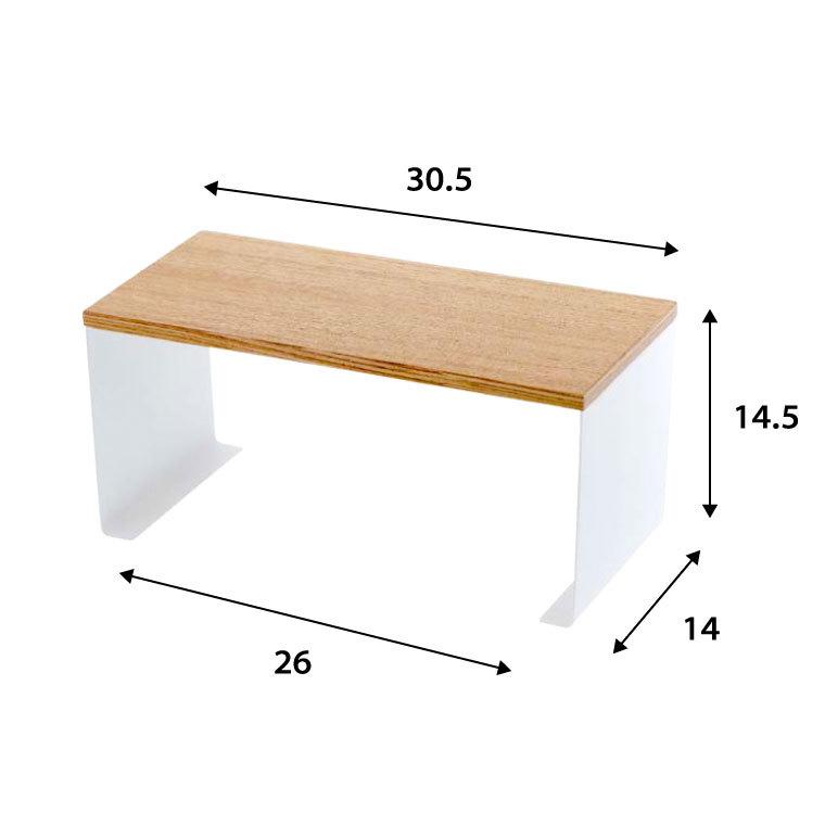 山崎実業 toscaコの字ラック トスカ キッチン 公式 ホワイト キッチンラック 調味料 台所収納 スパイスラック ディッシュラック 棚 送料無料 | tosca（山崎実業） | 08