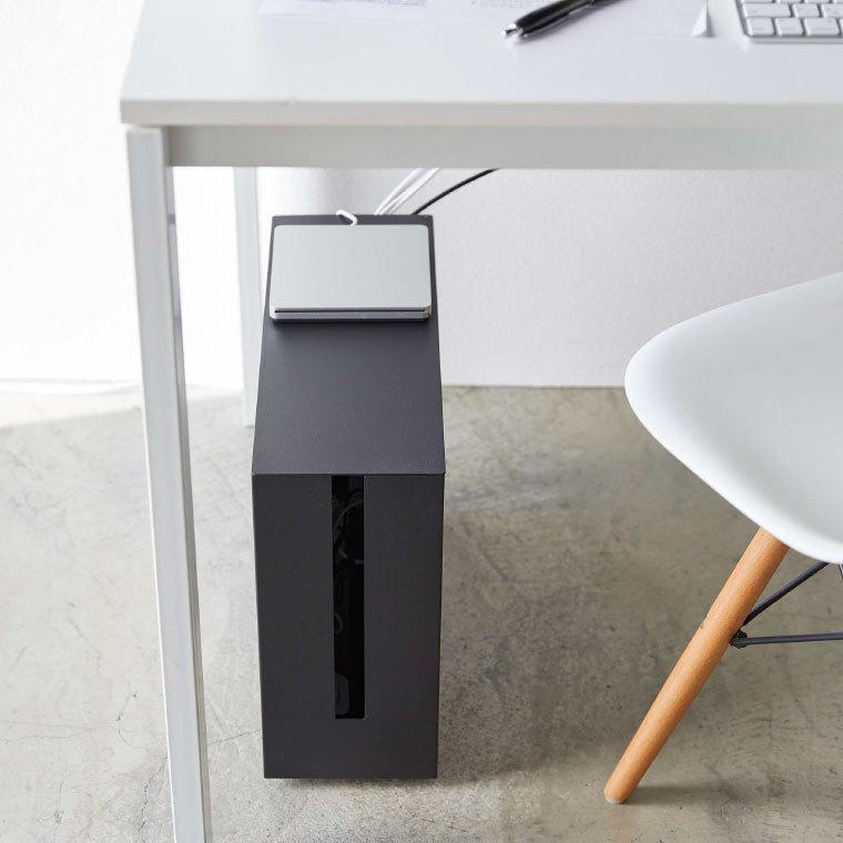 Tower　山崎実業　キャスター付ケーブル収納ラック 楽天市場】特典付 キャスター付きケーブル収納ラック タワー 山崎実業