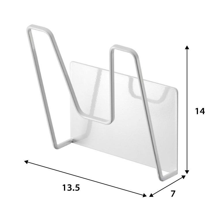 山崎実業 tower マグネット鍋蓋ホルダー タワー ホワイト/ブラック 5140 5141 送料無料 磁石 収納 鍋ふたスタンド 壁面収納｜somurie｜09