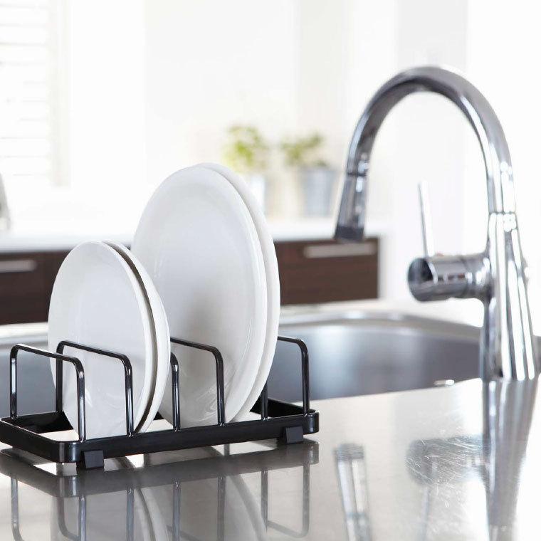 tower 山崎実業 ディッシュスタンド タワー 公式 ホワイト/ブラック