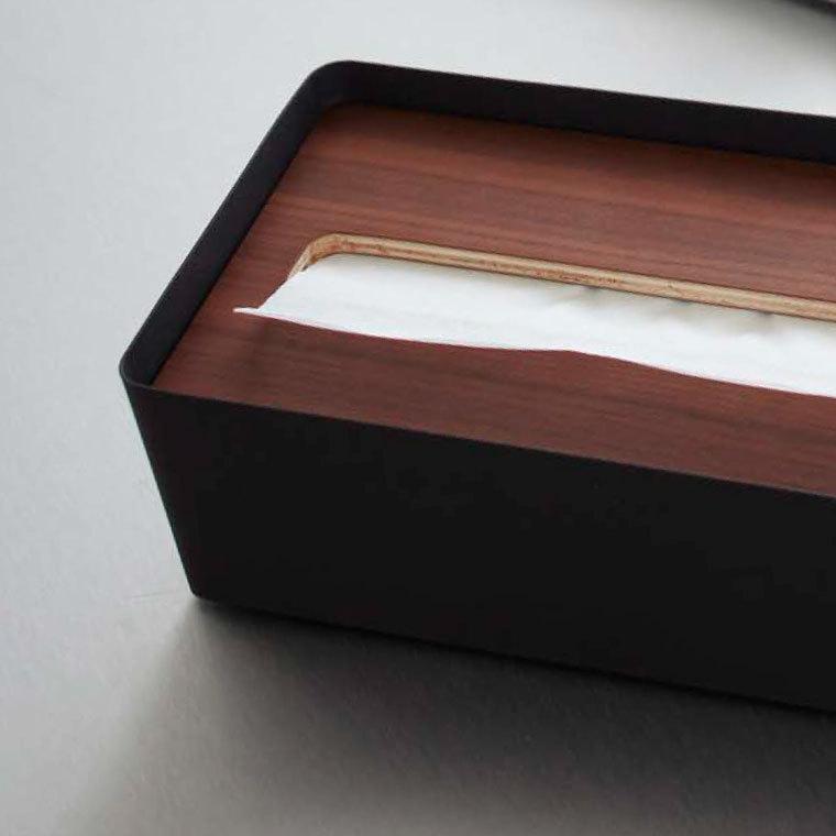 山崎実業 蓋付きティッシュケース L 長方形 ブラウン RIN 3つセット Amazon｜山崎実業(Yamazaki) 蓋付き ティッシュケース 長方形 L