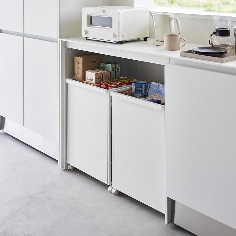 tower 山崎実業 目隠しワゴン タワー キッチン 公式 収納 送料無料