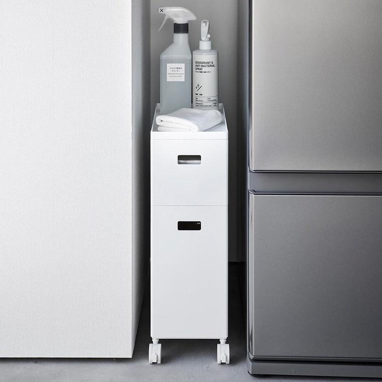 tower 山崎実業 蓋付き収納ボックスワゴン用追加ボックス タワー 小物