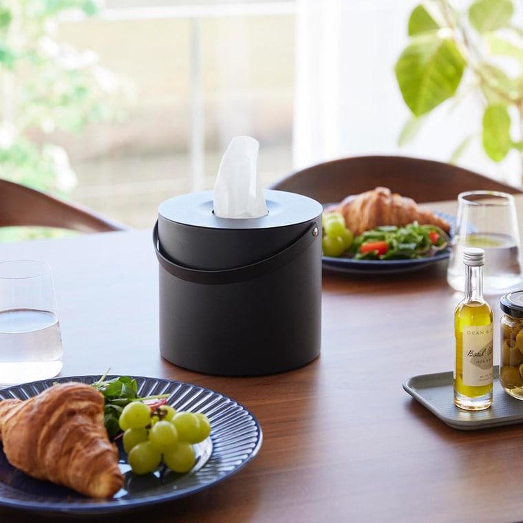tower 山崎実業 ハンドル付きティッシュケース タワー インテリア 公式