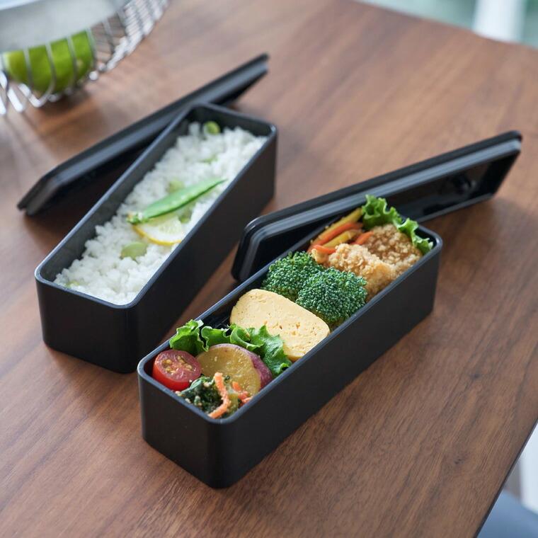 tower 山崎実業 バルブ付き密閉ランチボックス タワー 2段 スリム 公式