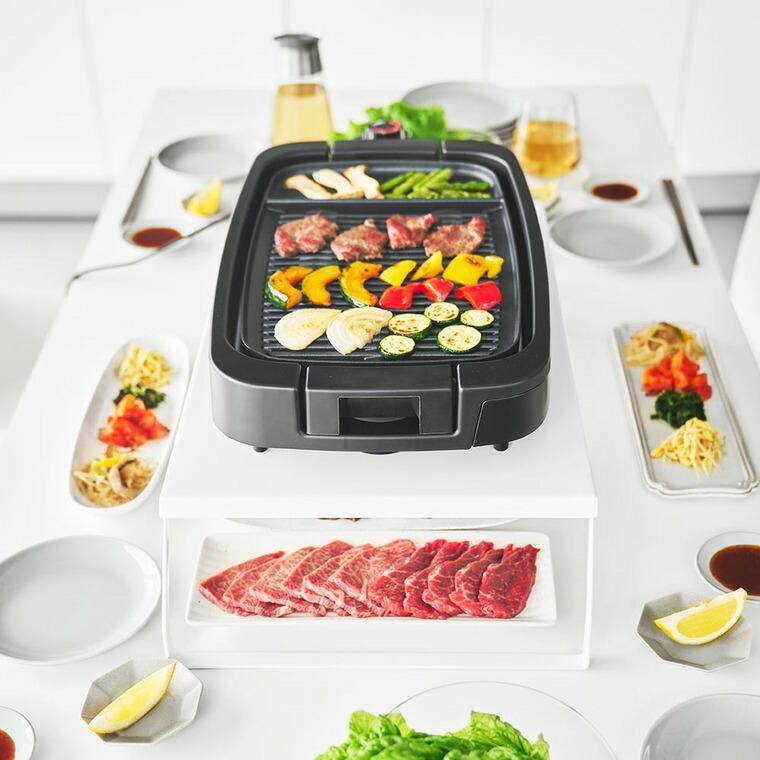 tower 山崎実業 下が使える電気プレートラック タワー 公式 10403