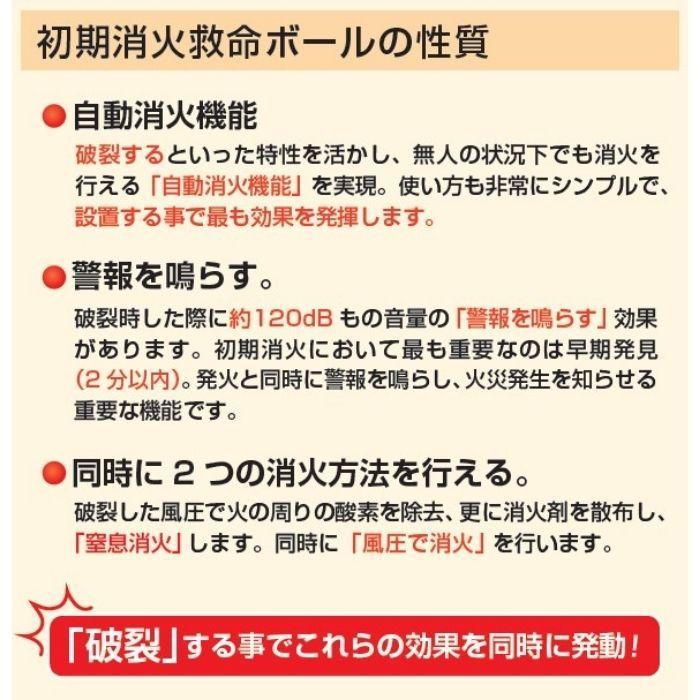 エライドファイヤーボール ELIDE FIRE BALL 初期消火救命ボール レギュラーサイズ |  | 01