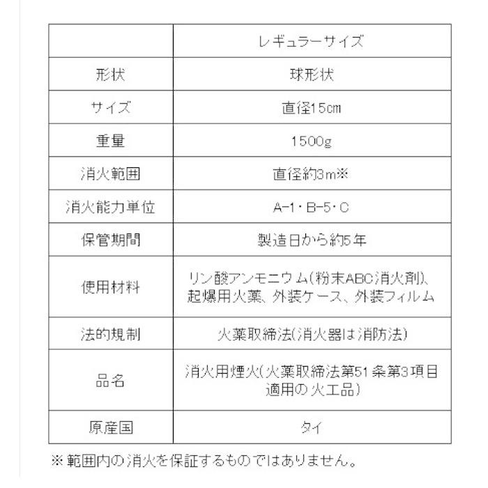 エライドファイヤーボール ELIDE FIRE BALL 初期消火救命ボール レギュラーサイズ |  | 03