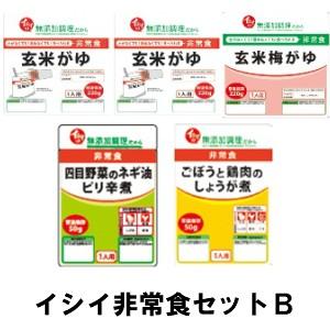 水不要    イシイ食品の7大アレルギー不使用の非常食Bセット３食スプーン付賞味期限：2026年1月 | 
