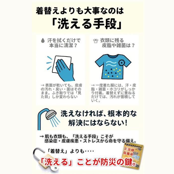 災害時備蓄用多機能洗浄剤　20ｇ×7袋入り　エシカルジャパン |  | 02