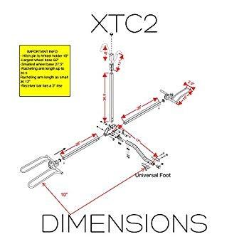 xtc2 bike rack